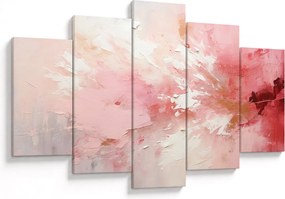 Kép - Rózsaszín absztrakt (150x105 cm)