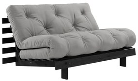 Szürke kinyitható kanapé 140 cm Roots Black Night – Karup Design