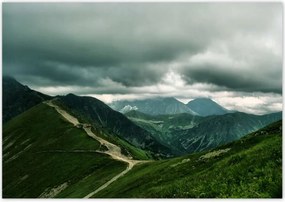 Poszterek 100x70 Tátra Lengyel hegyek Kilátás