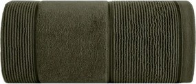 Emma törölköző 10 50x90 sötétzöld 500g/m2 frottír