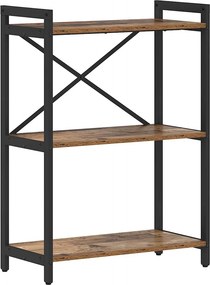 vidaXL Könyvespolc Régi fa 60 x 30 x 85 cm Faanyag