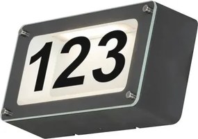 Rabalux led házszám világítás 6w 480lm 4500k antracit hannover