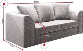 CLOE 2 Személyes Design Kanapé