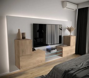 Prince Concept 96 nappali bútor szett sonoma tölgy (226 cm)