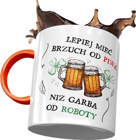 Narancssárga Bögre Vicces Has Sör Nyomtatott Fotóval