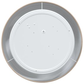 Mennyezeti Lámpák Beépített Taupe 30 cm Szövet E27