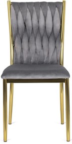 Szürke Bársony Étkezőszék. DAN