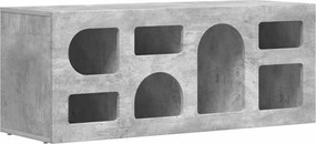 vidaXL TV szekrény Beton Szürke 100 x 35 x 40 cm Faanyag