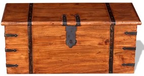 kétrészes tömör fa tárolóláda szett