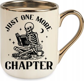 Mesterséges Bögre Elegant Bézs Könyvespolc Just One More Chapter +csomagolás