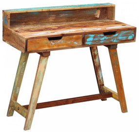 Tömör újrahasznosított fa íróasztal