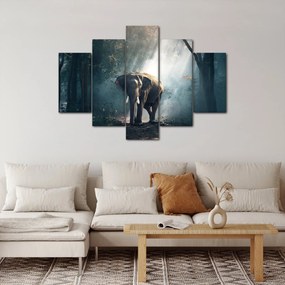 Elefánt a dzsungelben képe (150x105 cm)