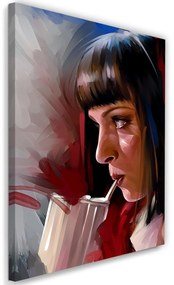 Gario Vászonkép Pulp Fiction, Uma Thurman - Dmitry Belov Méret: 40 x 60 cm