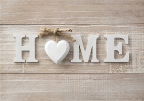Tapéta Home szív betűk fa minimalizmus skandináv vinil 208x146 +ragasztó