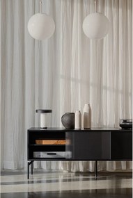 Fekete TV-állvány 160x60x42 cm Met – noo.ma