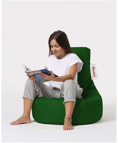 Sötétzöld babzsákfotel Lina – Floriane Garden