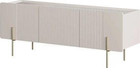 Malmi TV szekrény 150 cm - kasmír / arany lábak