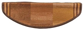 10 db barna öntapadó lépcsőszőnyeg 65x21x4 cm