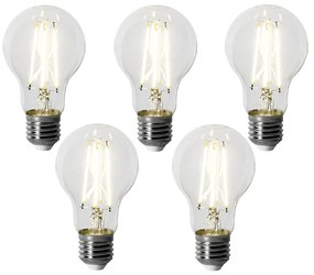 5 db E27 dimbare LED lamp A60 6W 500 lm 4000K