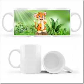 Fotó bögre Vidám tigris