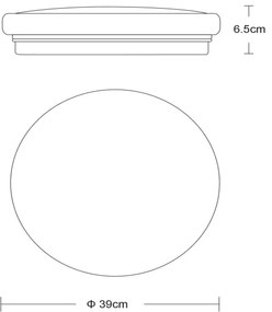 Lucide 79199/32/61 - LED Mennyezeti lámpa OTIS 1xLED/32W/230V