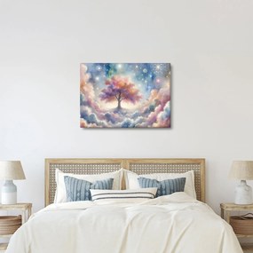 Kép – Életfa a felhőkben (70x50 cm)