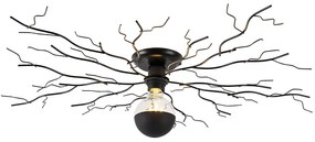 Art Deco mennyezeti lámpa fekete 80 cm - Ramuri