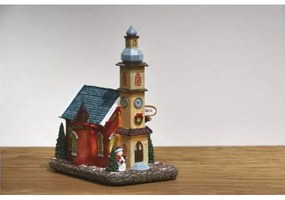 LED Karácsonyi dekoráció LED/3xAA templom