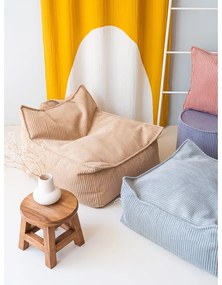 Világosbarna kordbársony gyerek babzsákfotel Chair – Wigiwama