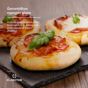 Klarstein LaFiamma pizzasütő kültéri használatra, Dupla fűtőelemek, 2200 W 450 °C-ig