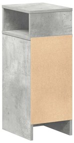 2 db betonszürke éjjeliszekrény fiókkal 25 x 31 x 66 cm