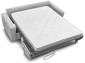 Világosszürke kinyitható kanapé 215 cm Monaco – Bobochic Paris