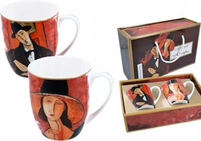 Porcelán Bögrék Carmani Modigliani Ő És Ő ajándék pároknak bögre 2 db