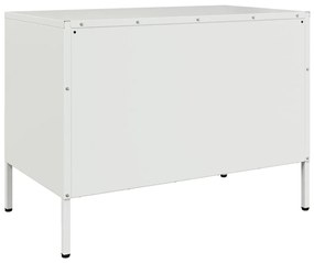 fehér acél TV-szekrény 68 x 39 x 50,5 cm