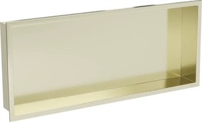 Mexen X-Wall-R falcos polc peremmel 75 x 30 cm, arany kefézett - 1950753010