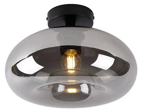 Art Deco mennyezeti lĂĄmpa fekete fĂŒstĂŒveggel - Busa