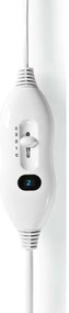 Nedis PEBL120CWT1 - Elektromos fűthető takaró 60W/230V 150x80 cm gyapjú