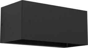 EGLO 900292 LESMO Modern Kültéri Fali Lámpa Fekete, Átlátszó LED IP44