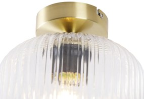 Okos mennyezeti lámpa sárgaréz, Wi-Fi-vel, A60 - Karel