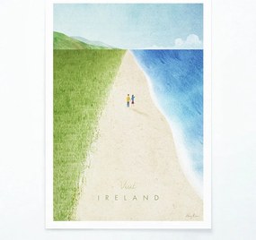 Poszter Ireland, 30x40 cm - Travelposter