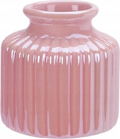 Porcelán váza 8x8cm – Kis fényes dekoratív