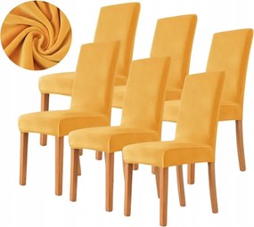 6 Db-os Székhuzat Szett Prémium Velúr Plüss Elasztikus