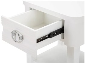 Fehér jegenyefenyő éjjeliszekrény Shine – Mauro Ferretti