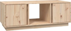 vidaXL tömör fenyőfa dohányzóasztal 110 x 50 x 40 cm