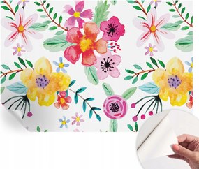 Dekoratív öntapadós fotótapéta irodába Virágos frissesség 152x104 cm