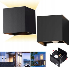 Kerti Lámpa Fali Led Lámpatest Homlokzati fali lámpa Kültéri Felső Alsó