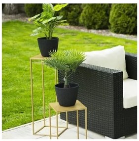 Virágállvány 70x24 cm arany színben