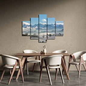 A havas hegyek képe (150x105 cm)