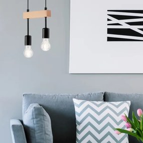 ORAZIO függeszték 2xE27/60W/230V, kábellel