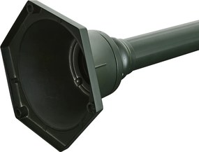 Klasszikus kültéri lámpás sötétzöld 235cm 3-lámpás IP44 - Berta